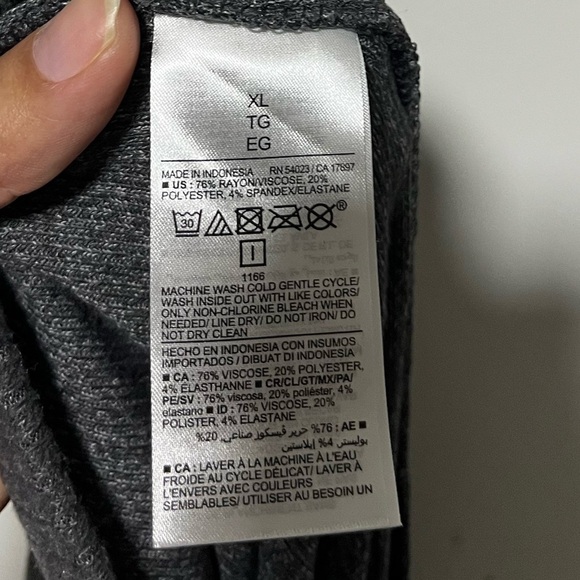 Old Navy Women’s Gray Ribbed Wide-Leg Lounge Pants – Size XL - Picture 10 of 13